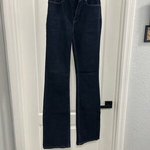 White House Black Market Dark Indigo Flare Jeans